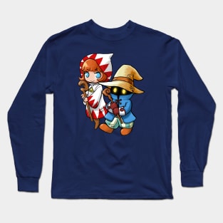 Black and White Mage Long Sleeve T-Shirt